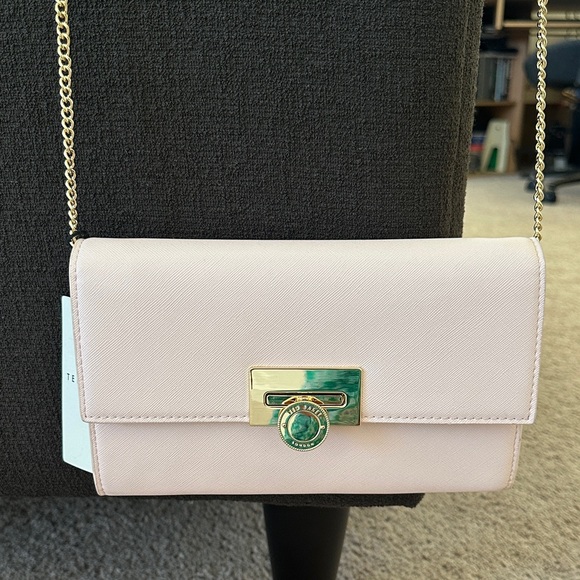 NWT Ted Baker Elegant Pink Crossbody Bag - Picture 1 of 10